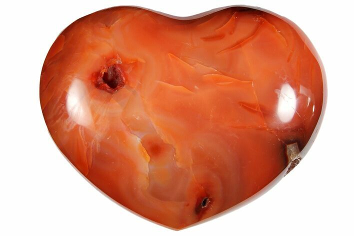 Colorful Carnelian Agate Heart #121558